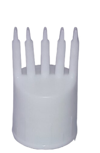 Comb Applicator Cap 20mm white