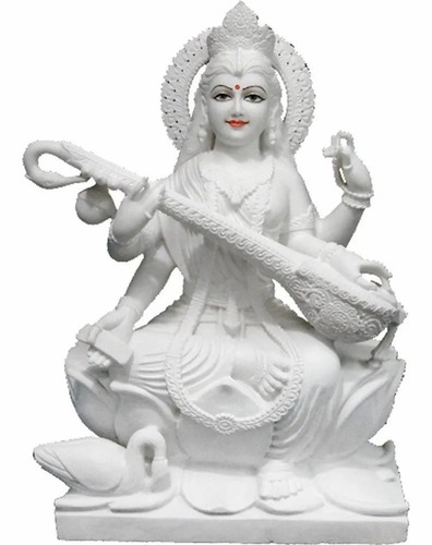 Marble Saraswati Statue