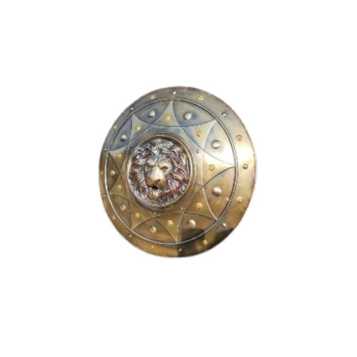 Medieval Crusader Lion Shield - Length: 22Inches