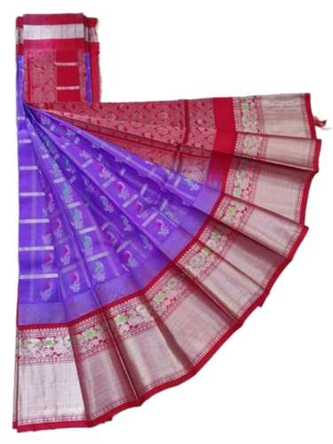 Pure Cotton Silk Saree - Color: Lavender