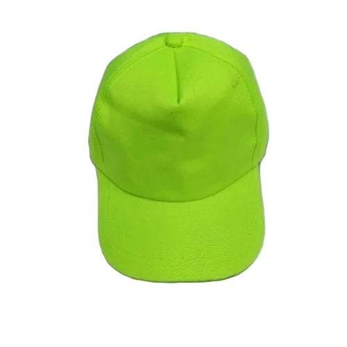Green Cap - Cotton, One Size Fits All, Green Color, Plain Design | Unisex Sports Cap for Versatile Outdoor Activities