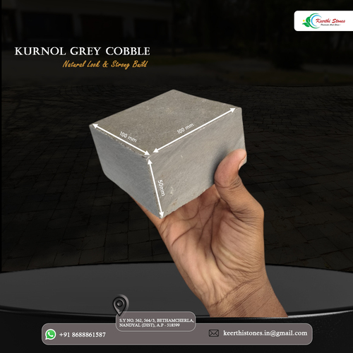 KURNOOL GREY COBBLE STONE