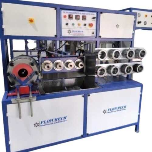 12Hp Pvc Short Coupler Making Machine - Color: White And Blue