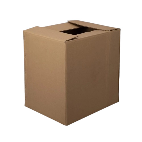 Brown Rectangular Industrial Corrugated Packaging Box
