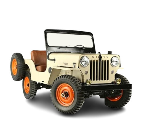 Gray Dabwali Modified Jeep - Material: Metal
