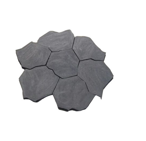 Kadapa Black Crazy Random Pavers - Surface Finishing: Brushed