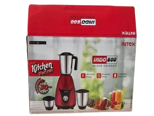 Printed Mixer Grinder Packaging Box