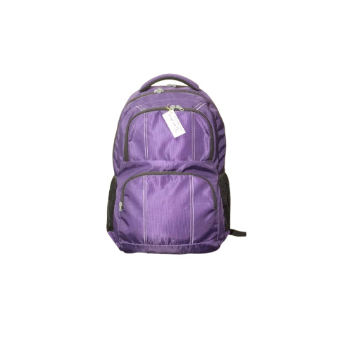 Purple Polyester Laptop Backpack