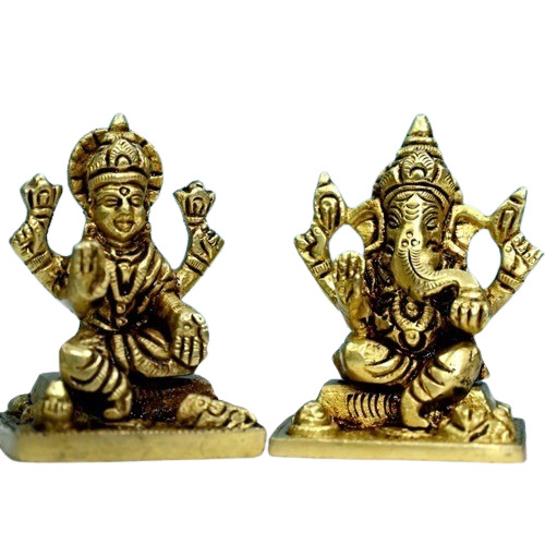 Brass Ganesh Laxmi
