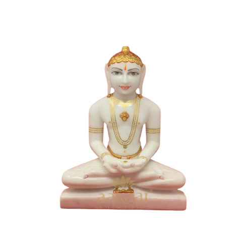 Marble Jain Mahaveer Statue
