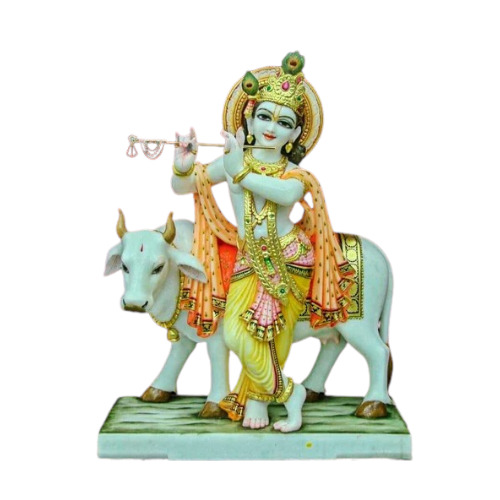 Marble Krishna Statue By Bajrang Moorti Art
