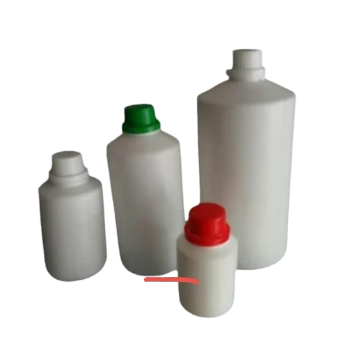 250 Ml Plastic Bottle - Plastic, 250 Ml, White | Leak Resistance, Crack Resistant, Water Resistant