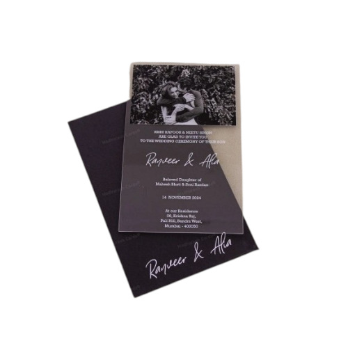 AWI-10222 Acrylic Wedding Card