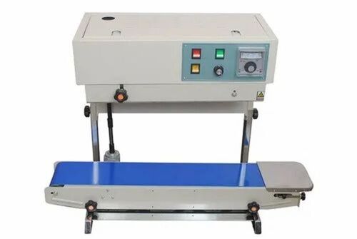 Band Sealing Machine - Electric, Box Packaging, White & Blue | Industrial Use, New Condition, Good Quality