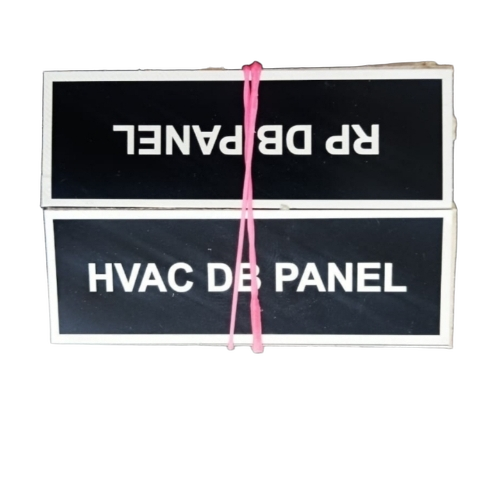Blank Laser Aluminium Name Plate - Aluminium, Customized Size, Black, Printed Rectangle | Durable, Fine Finished, Polished Surface, Industrial Usage, 1 Year Warranty