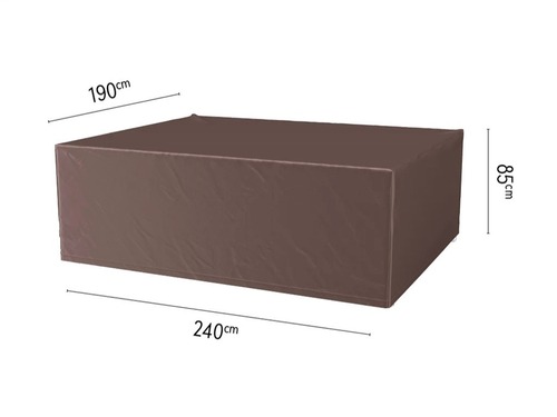 240X190X85Cm Polco Premium Polyetser Outdoor Furniture Covers - Color: Black/Brown/Grey