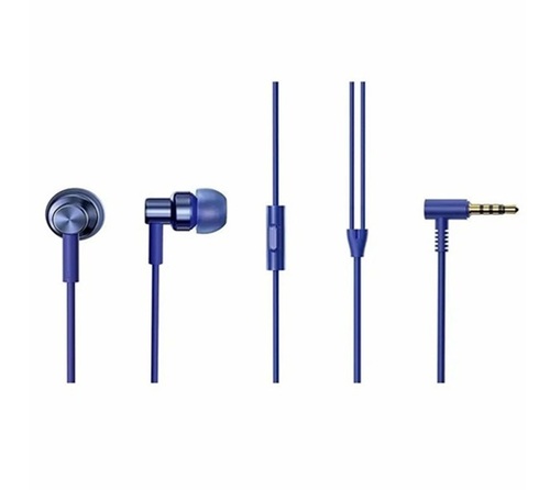 Blue Wired Earphone