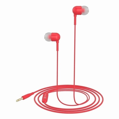 Red Wired Earphone