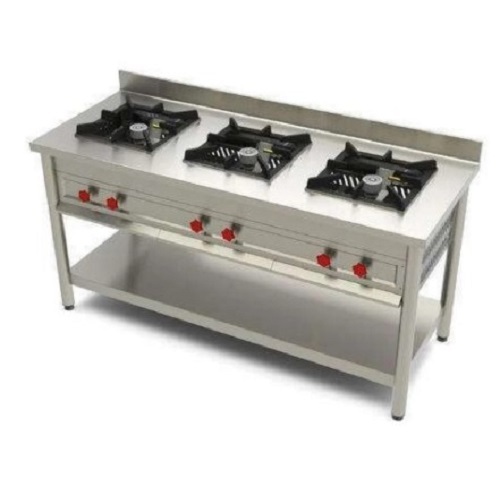 3 Burner Gas Stove - Application: Commercial
