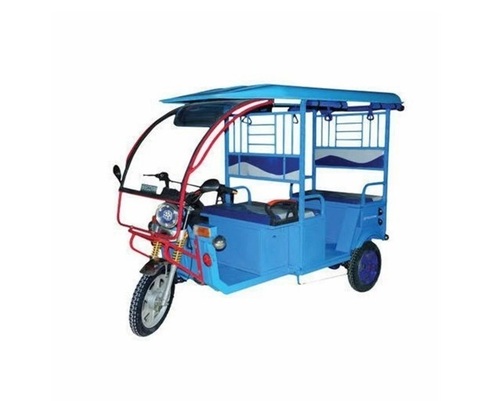 Electric Rickshaw - Iron, Steel, Plastic, Rubber | Standard Size, Multicolor, 800 Kg Payload, 5 Seat Capacity, Pollution Free, 25-60 Km/hr Speed