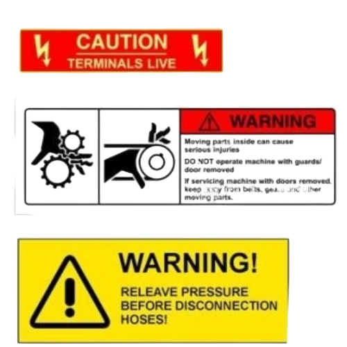 Industrial Metal Label