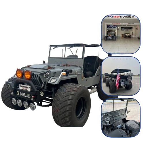 Gray Modified Jeep Dabwali