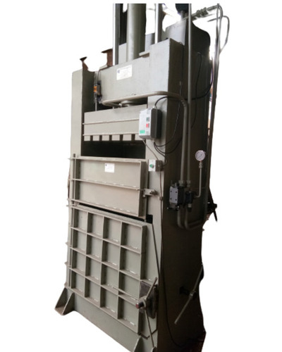 Baling Machine - Stainless Steel, Standard Size, Silver Color | Durable, Long Lasting, Electric Power Source, 1-Year Warranty