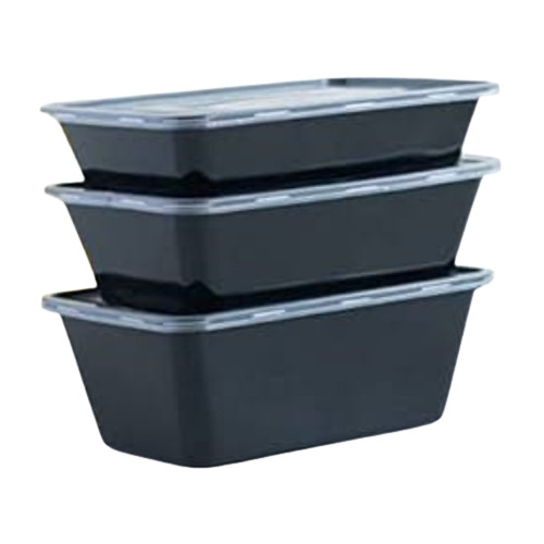 Black Plastic Container