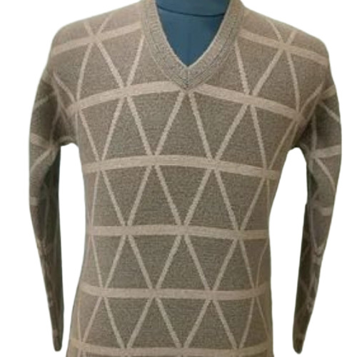 Men V Neck Woolen Sweaters