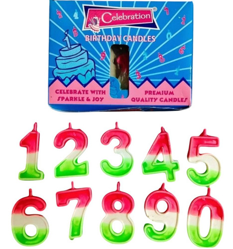 Number Candles - Feature: Flame-Less