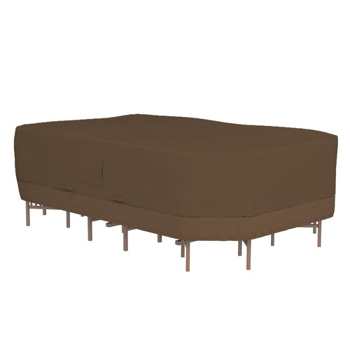 Polco Premium Outdoor Furniture Table And Chair Cover Xl - Color: Black/Brown/Grey/White