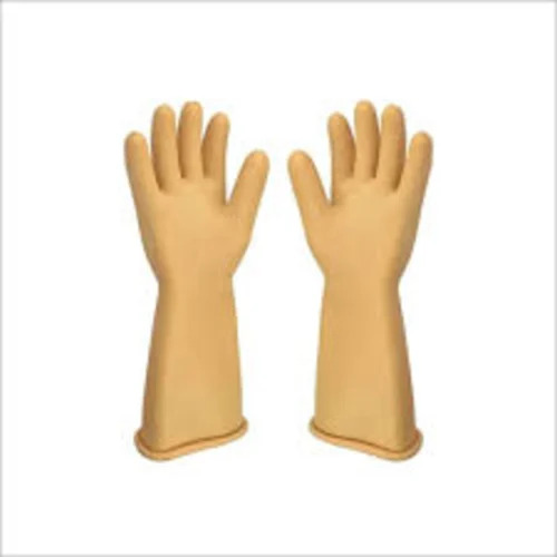 Electric Hand Gloves 40Kv Class 4 - Color: Yellow