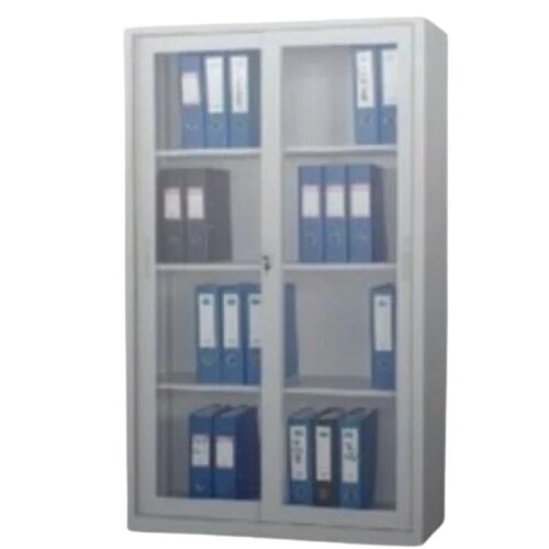Glass Door Almirah - Assembly: No Assembly Required