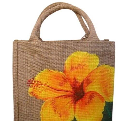 Jute Shopping Bag - Color: Brown