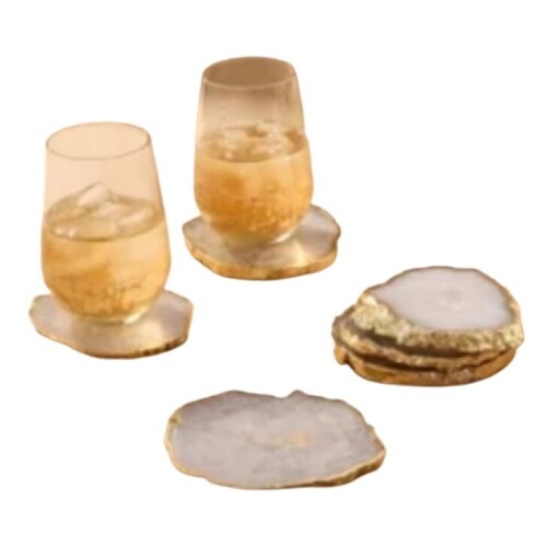 Agate Slice Coaster - Color: Various Color Are Available