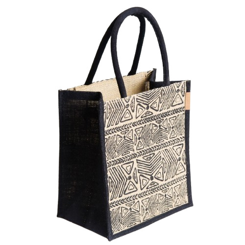 Printed Jute Handbags