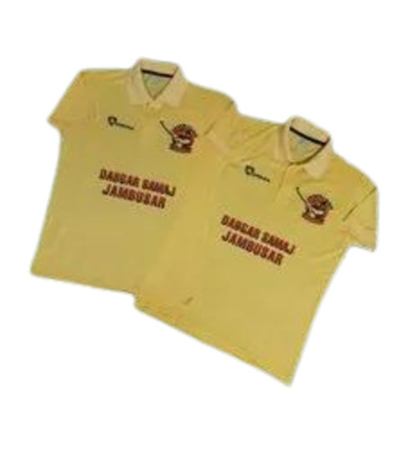 Yellow Printed Sports T Shirt