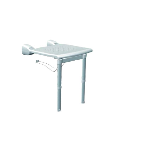 Lift Up Wall Mounted Shower Seat With Legs