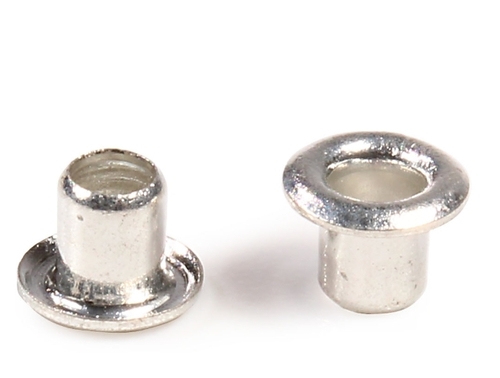 Mini Brass Eyelet - Color: Silver