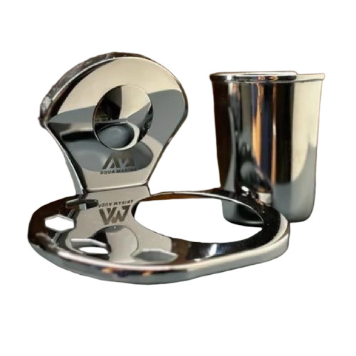 Tumbler Holder Dorry Collection Aqua Marina - Color: Silver