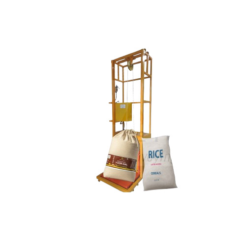 Gunny Bag Lifting Machine - Color: Orange Yellow