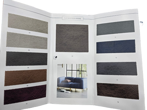 L-2 Leather Suede Sofas Fabrics