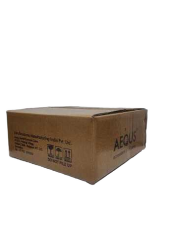 Single Color Printed Corrugated Box - Color: Brown