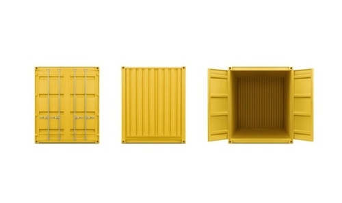 Yellow Shipping Container