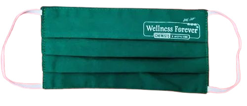 Green Reusable Cotton Face Mask
