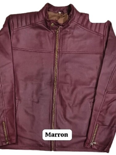 Leather Jackets For Mens - Color: Maroon