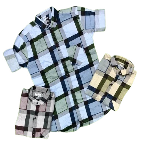 Plain Shirt - Collar Style: Button Down