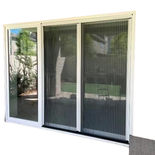 Pleated Sliding Mosquito Net Door