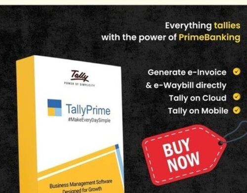 Tally Prime Single User Software Service