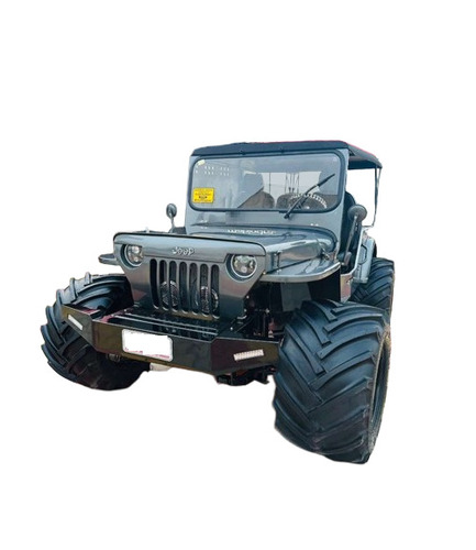 Off Roading Modified Jeep - Color: Gray